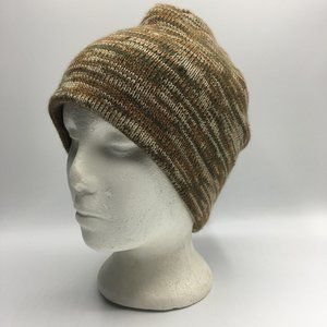 Handmade Earth Tone Knit Beanie
